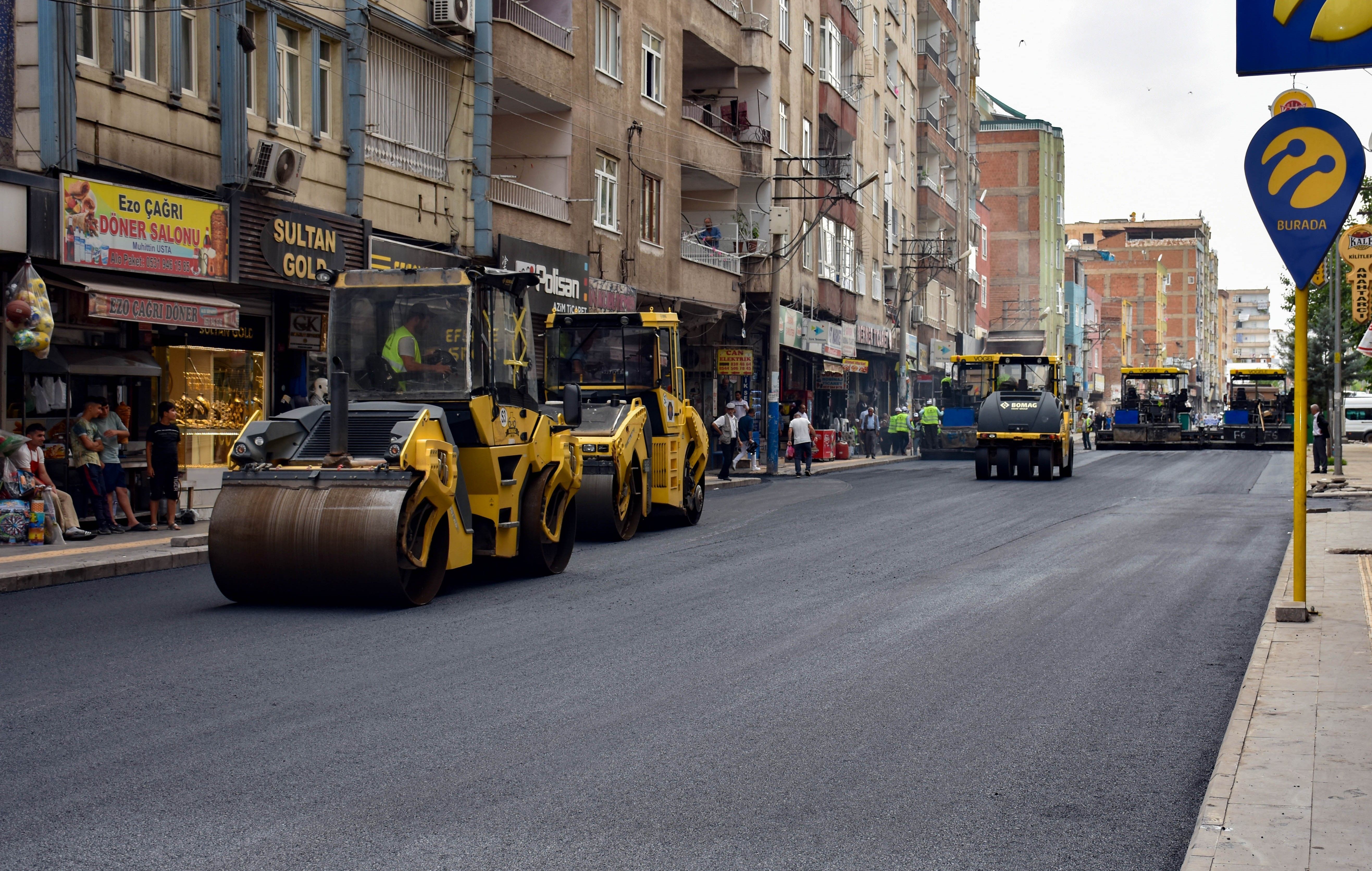 Diyarbakır’da 638 Bin Tonluk Asfalt Çalışması Yapıldı