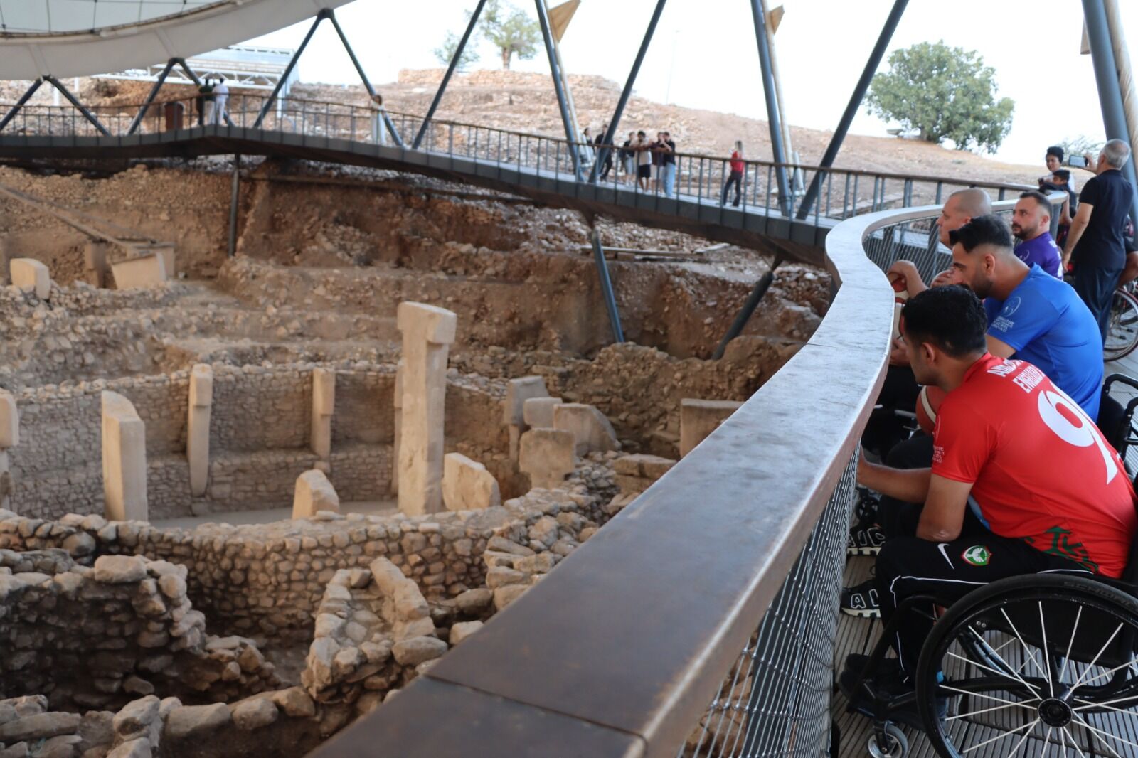 Göbeklitepe’nin gölgesinde tekerlekli sandalye basketbol heyecanı