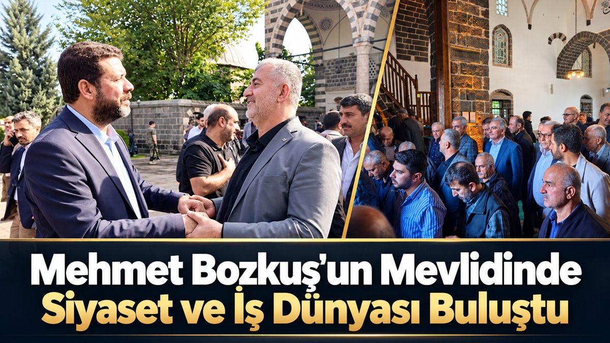 Mehmet Bozkuş’un Mevlidinde Siyaset ve İş Dünyası Buluştu