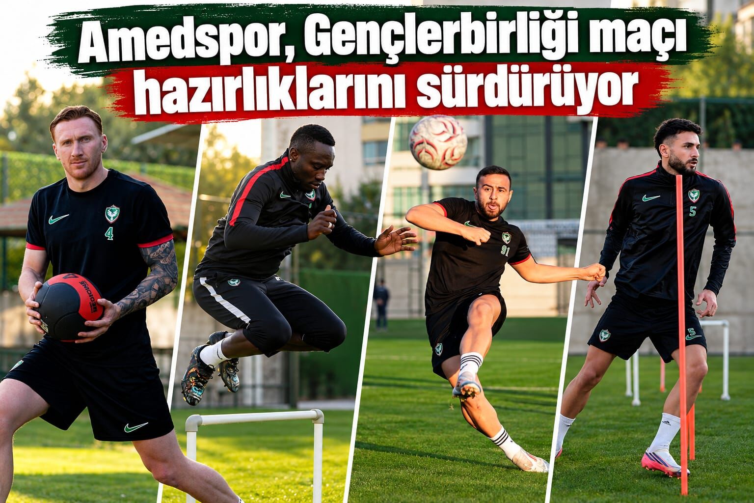 Amedspor, Gençlerbirliği maçı hazırlıklarını sürdürüyor