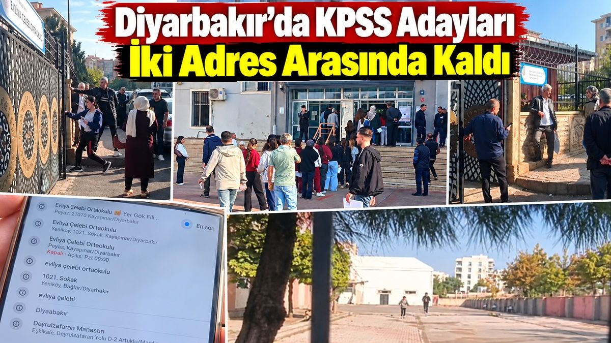 Diyarbakır’da KPSS Adayları İki Adres Arasında Kaldı: Sınava Son Saniyede Yetiştiler!