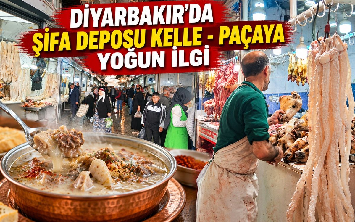 Diyarbakır'da Şifa Deposu Kelle - Paçaya Yoğun İlgi